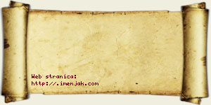 Una Kričak vizit kartica